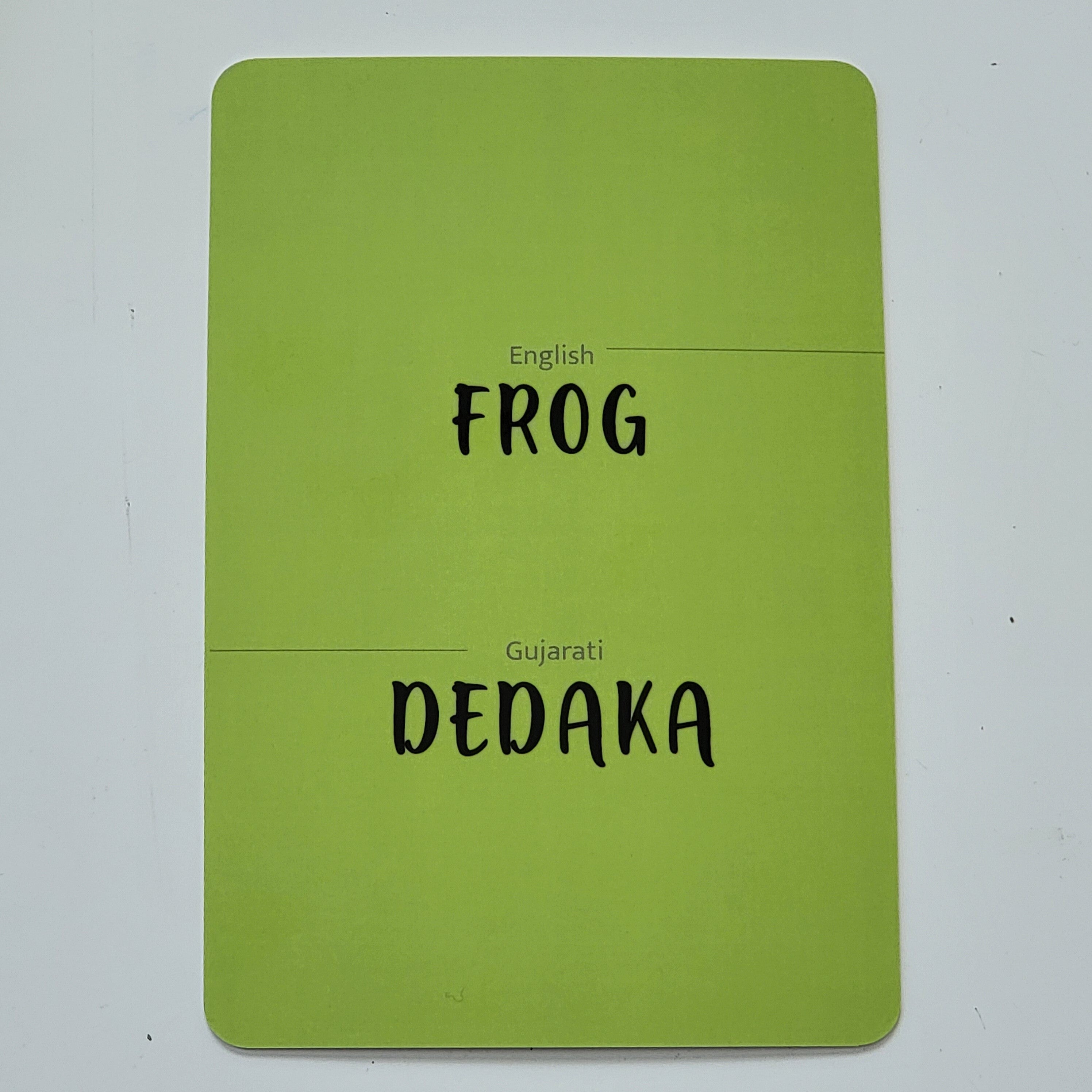 Gujarati-English Flash Cards Bundle : dedaka