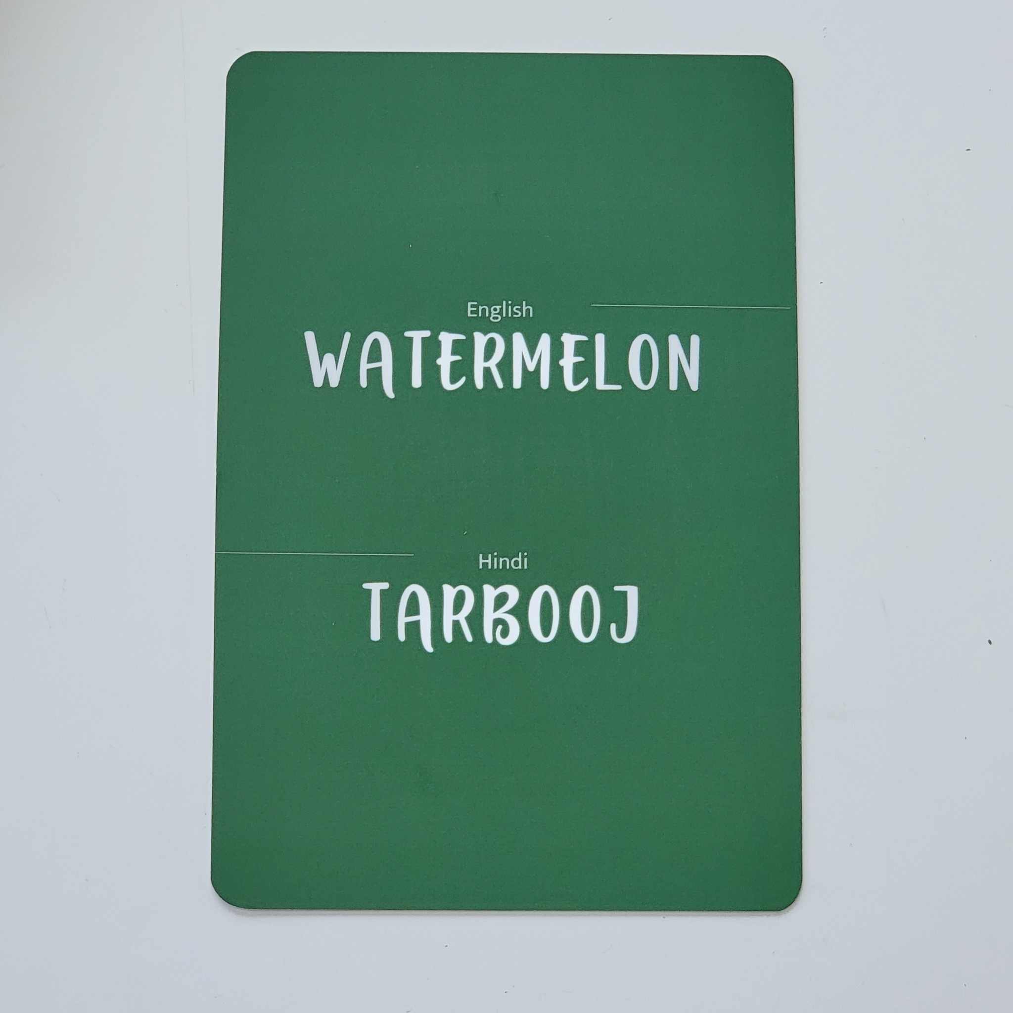 Watermelon in English, tarbooj in hindi