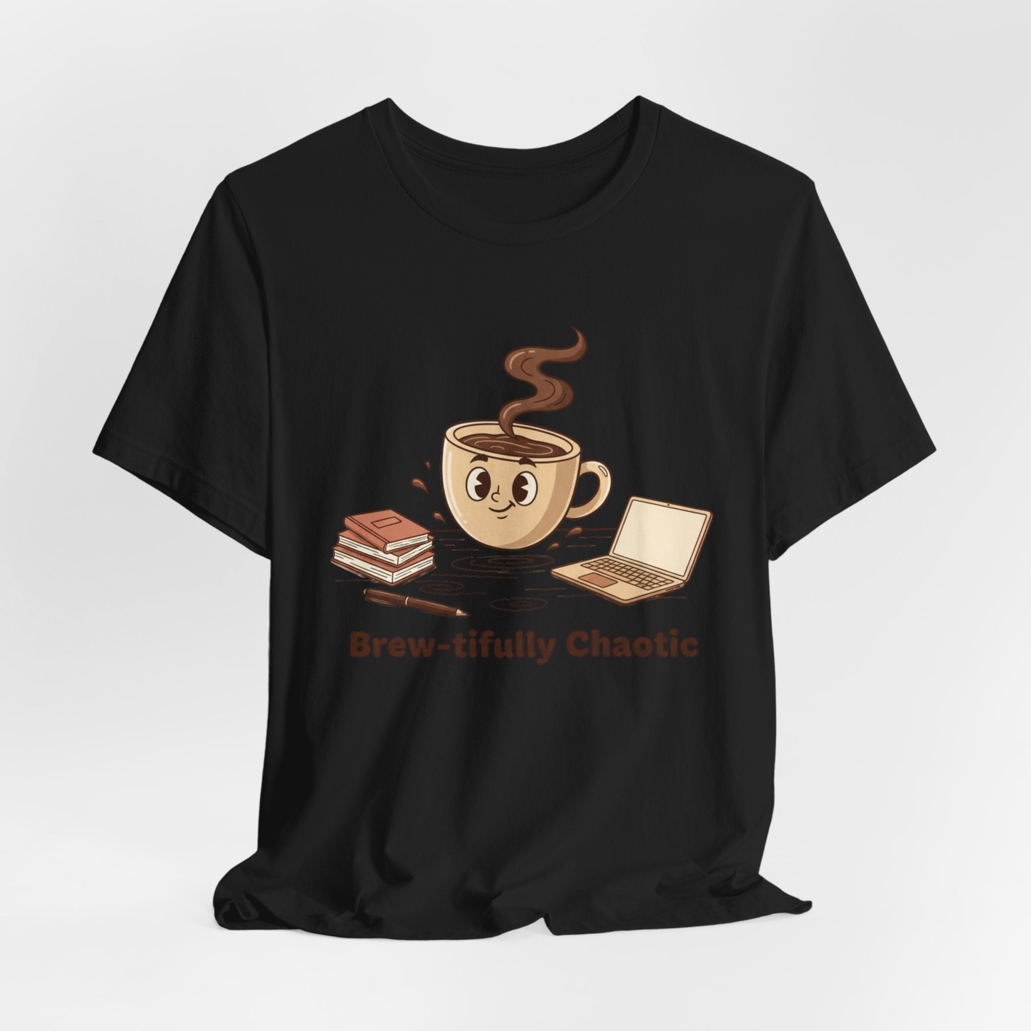 Brew-tifully Chaotic Tee | coffee shirt, caffeine funny tee