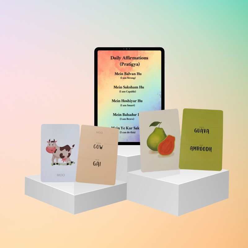 affirmations with cards