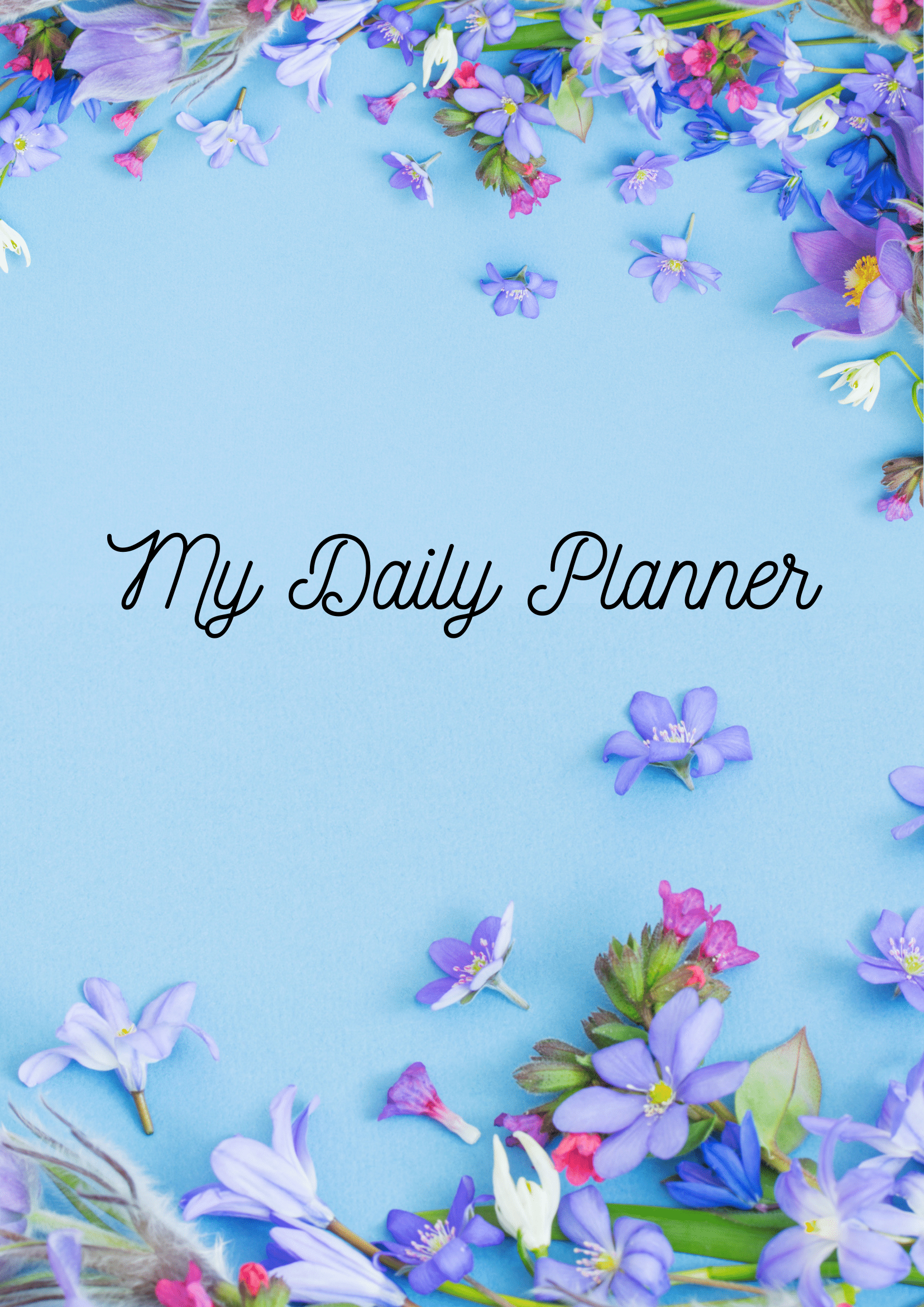 Daily Planner - Flowers