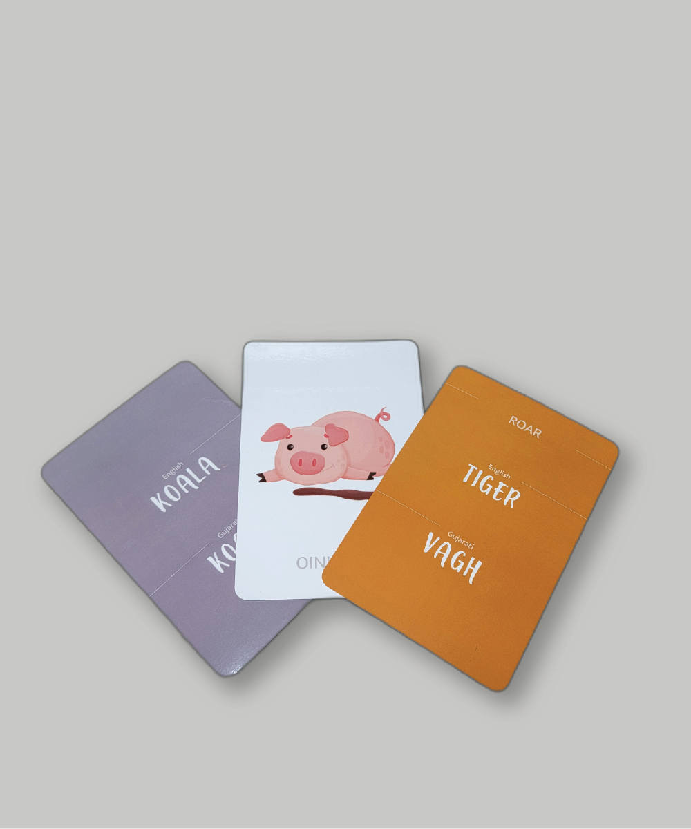 Gujarati-English Flash Cards Bundle : suar