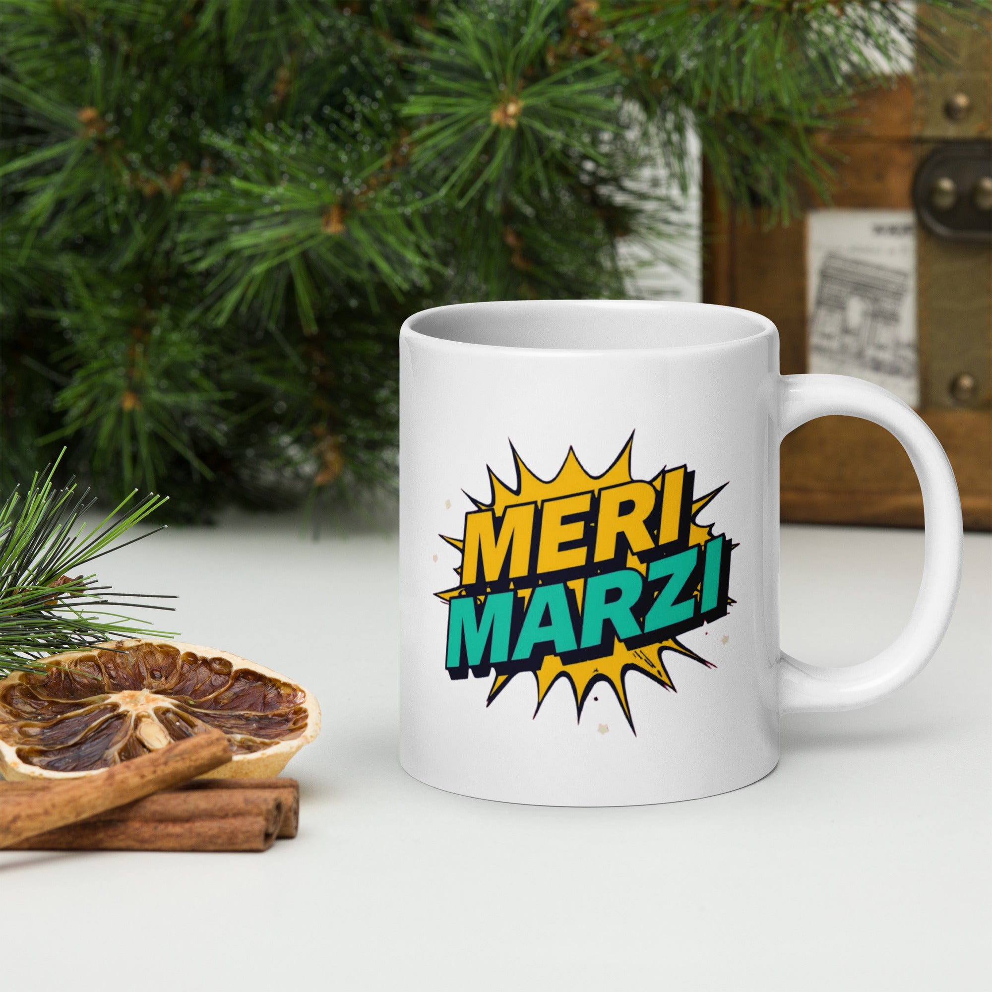 Meri Marzi (My Choice) Attitude Mug, Desi Humor